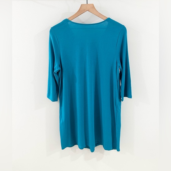 J. Jill Pure Jill Wrap Tunic Blue Size Medium - Picture 6 of 6
